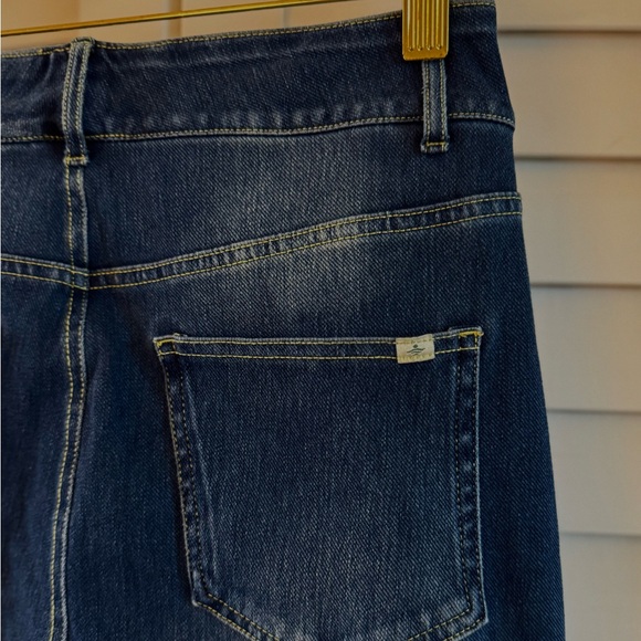 Halara Flex™ High Waisted Pockets Straight Leg Washed Casual Jeans Sz Small Tall - Picture 12 of 15
